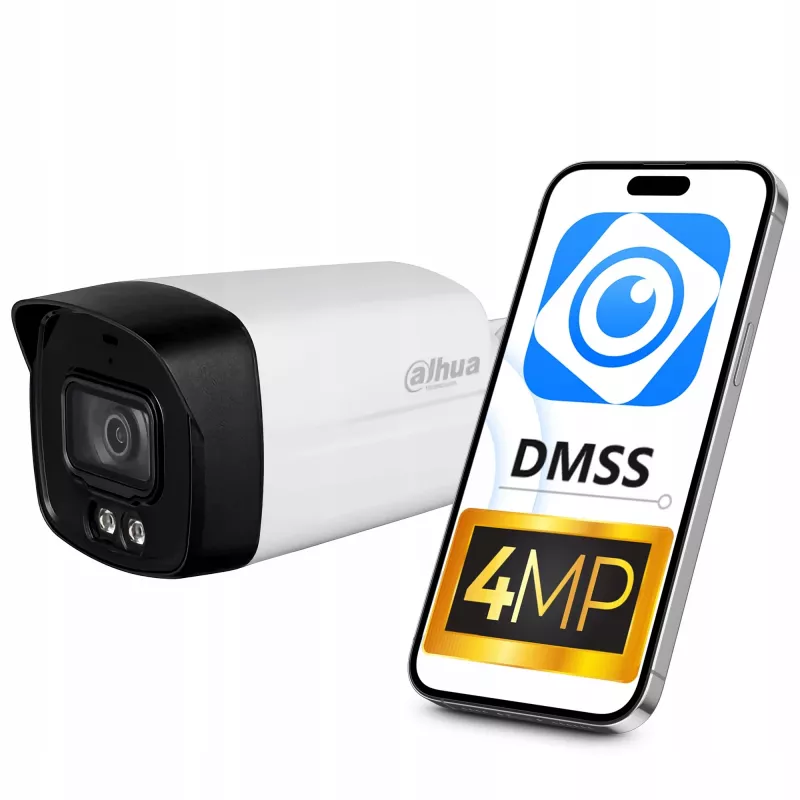 Dahua Technology 4MP Entry Smart Dual Light fixed-focal bullet-netwerkcamera