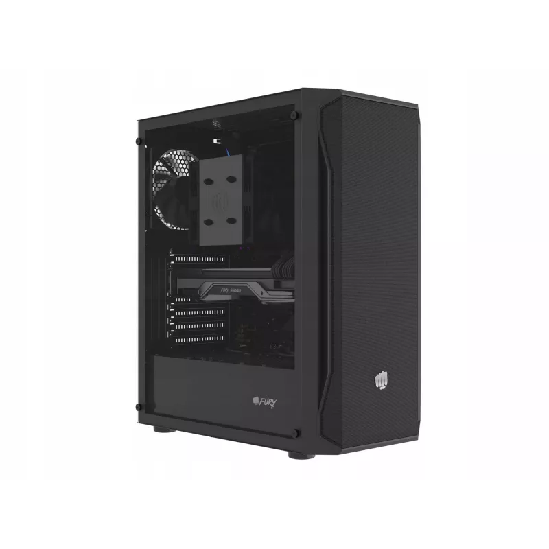 Natec Fury Shobo SH4F - pc-behuizing - tower - zwart