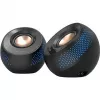 CREATIVE Pebble X 2.0 USB-C computerluidspreker met instelbare RGB-verlichting, Bluetooth 5.3, USB-audio, tot 15 W RMS-vermogen voor pc en Mac