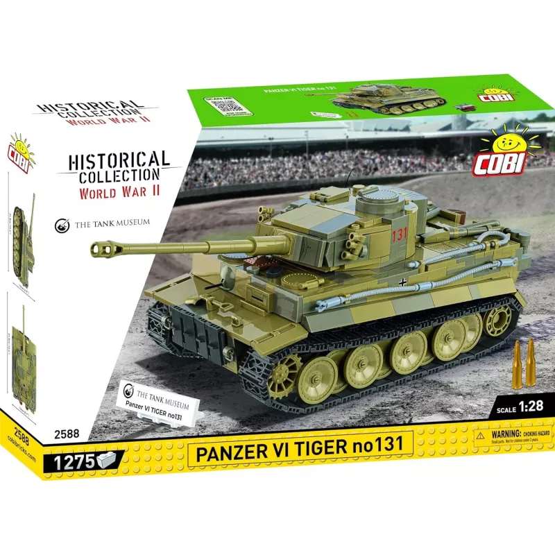 Bouwset COBI Panzer VI Tiger no131 1275 onderdelen