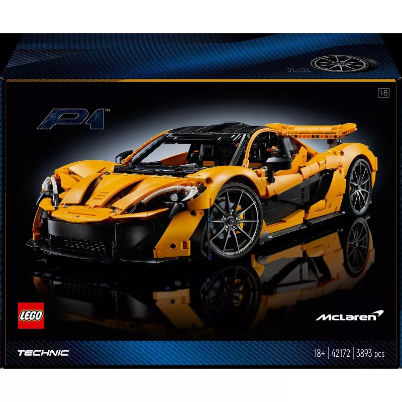 LEGO Technic 42172 McLaren P1 modelauto-set voor volwassenen