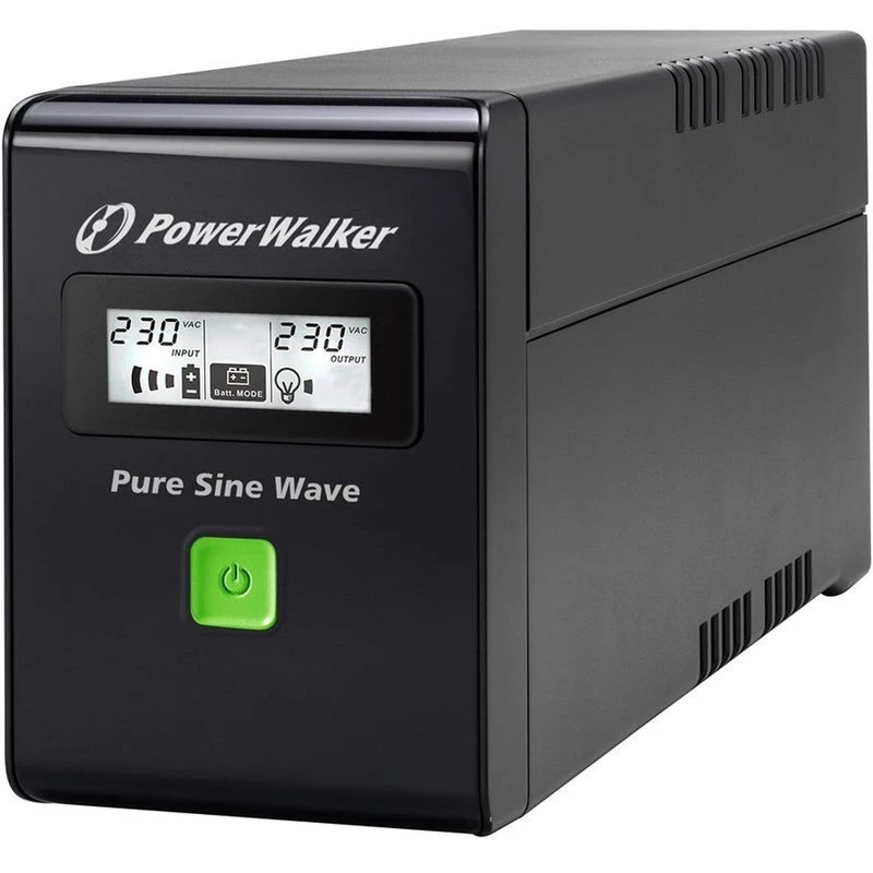 PowerWalker VI 800 SW FR UPS noodstroomvoorziening Line-Interactive 0,8 kVA 480 W 2 AC-uitgangen