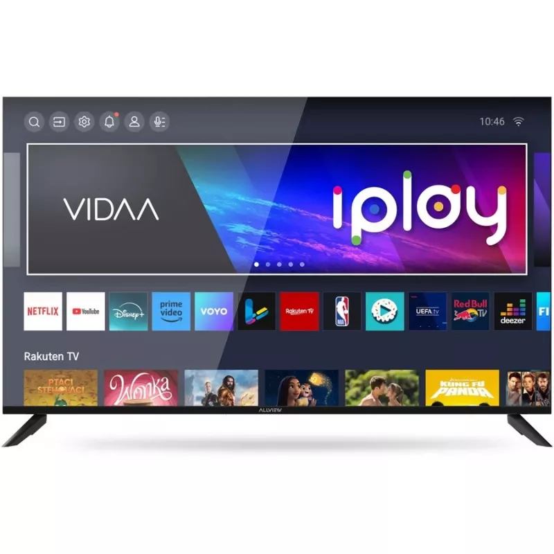 Allview 50iPlay6200-U smart-tv 50 inch, 4K Ultra HD 3840 x 2160, D-LED, HDR10, VIDAA, wifi, Bluetooth