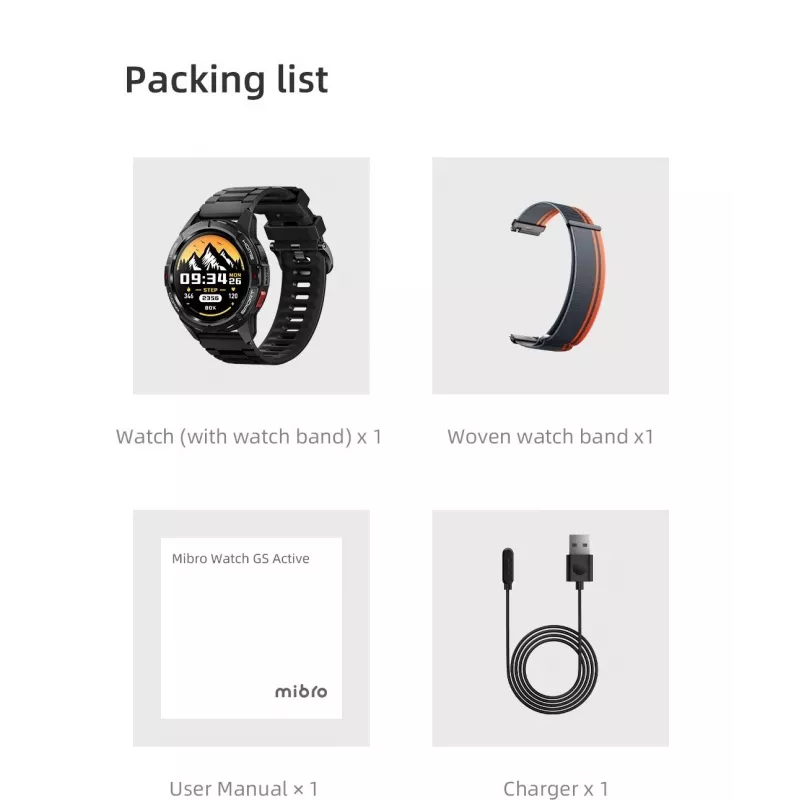 Smartwatch Mibro GS Active (grijs)