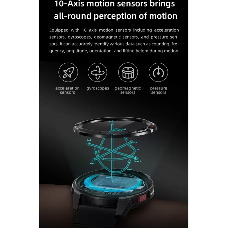 Smartwatch Mibro GS Active (grijs)