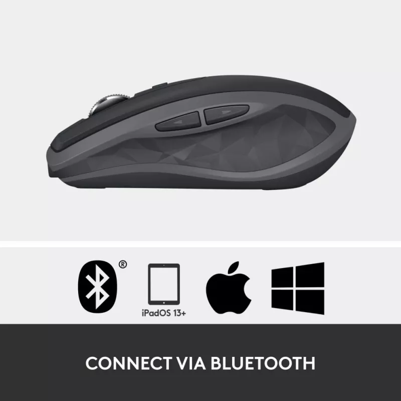 MX Anywhere 2S Draadloze muis/Graphite - BT - N/A