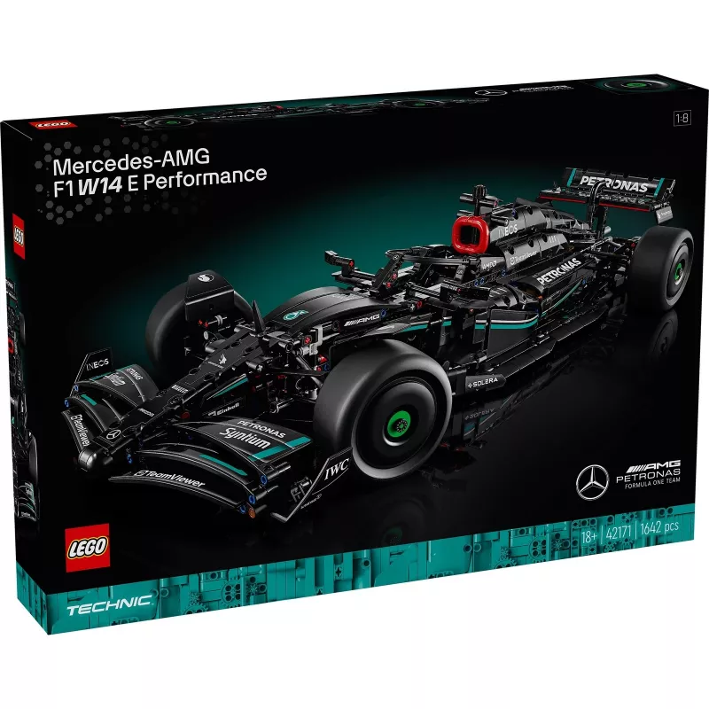 LEGO Technic 42171 Mercedes-AMG F1 W14 E Performance, schaal 1:8, 1642 stukken, 18+