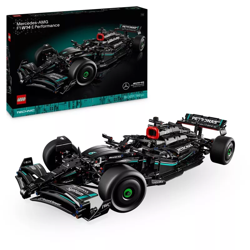 LEGO Technic 42171 Mercedes-AMG F1 W14 E Performance, schaal 1:8, 1642 stukken, 18+