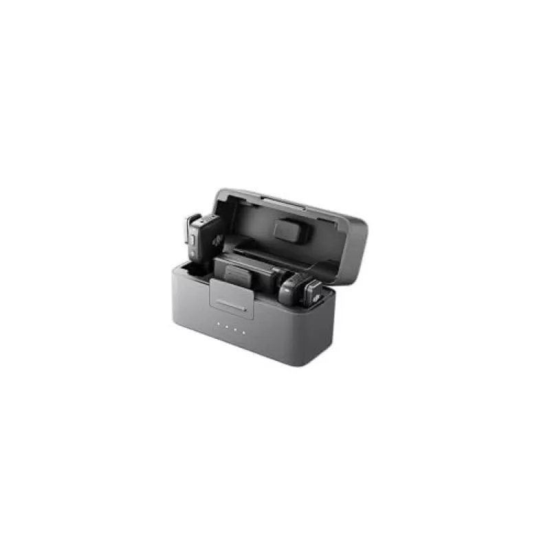 DJI Mic Mini (2 TX + 1 RX + oplaadcase) draadloze microfoonkit - donkergrijs