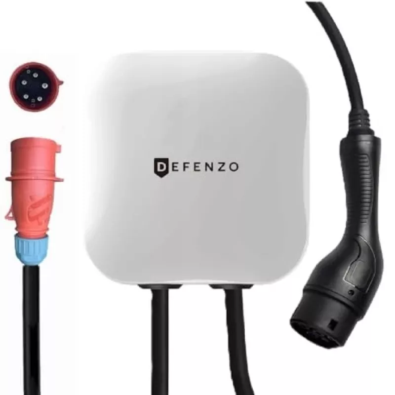 Wallbox DEFENZO Home AC11 DEF1016 11 kW eenfasig EV-laadstation, Type 2, 16 A, IP54