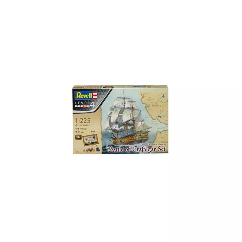 Revell 1/225 schaal HMS Victory Trafalgar geschenkset modelbouwpakket
