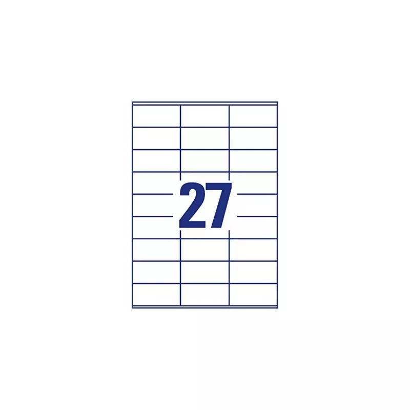 Avery-Zweckform 3479 etiketten wit papier 70x32mm permanente lijm