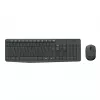Logitech MK235 duurzame draadloze toetsenbord- en muisset in grijs