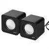 2-weg-pc-luidspreker Audiocore AC870 B — 3 W RMS, bekabelde USB-voeding, 3,5 mm ingang, 2.0 kanalen
