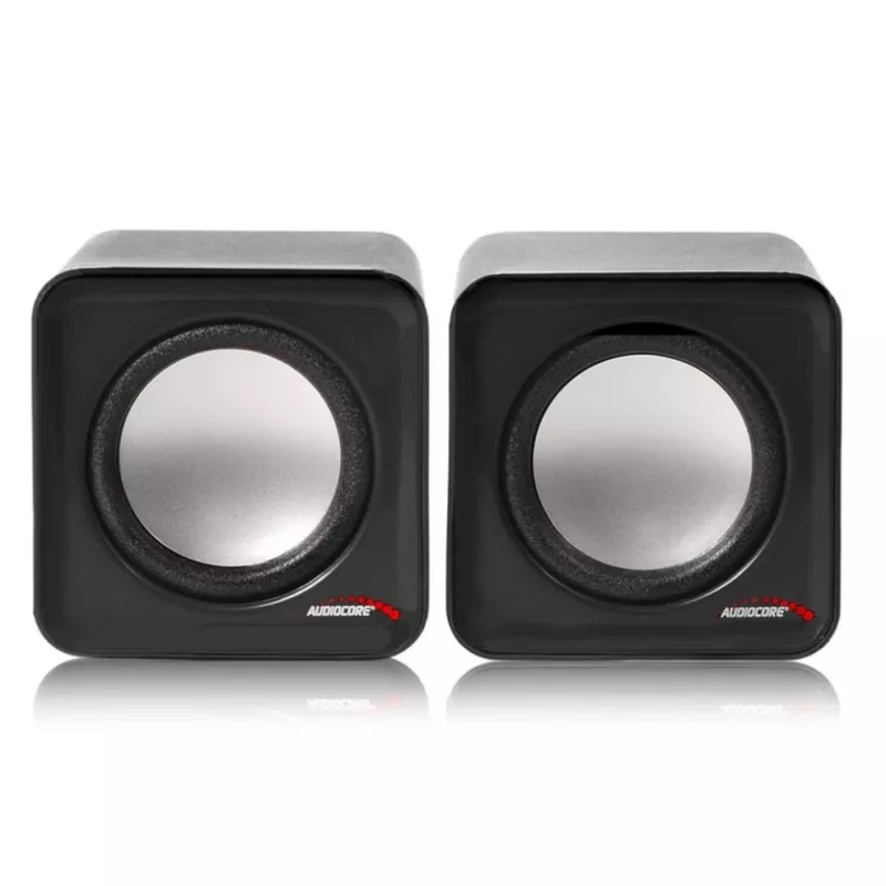 2-weg-pc-luidspreker Audiocore AC870 B — 3 W RMS, bekabelde USB-voeding, 3,5 mm ingang, 2.0 kanalen