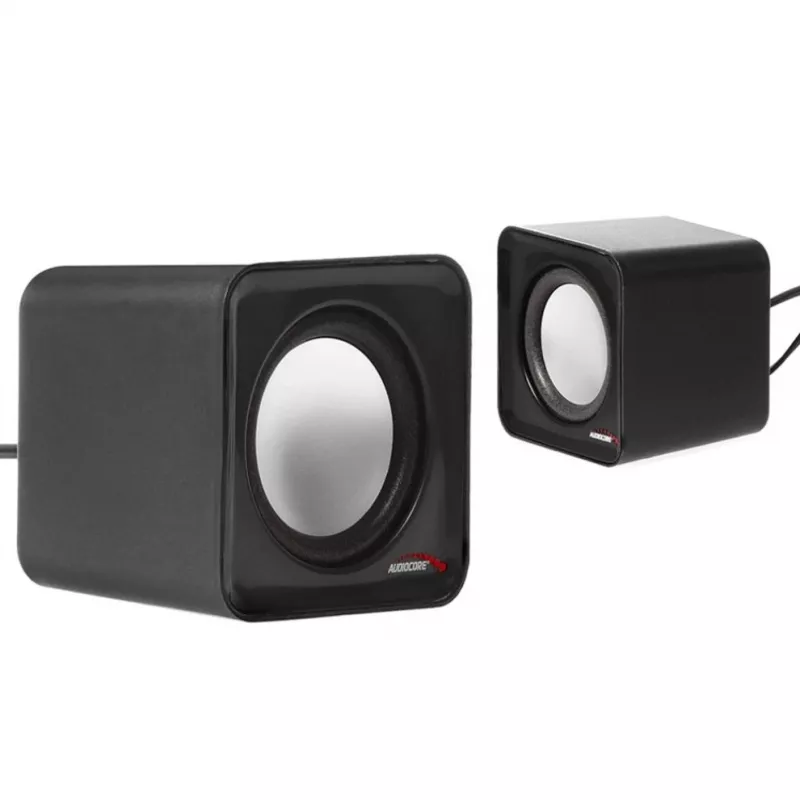 2-weg-pc-luidspreker Audiocore AC870 B — 3 W RMS, bekabelde USB-voeding, 3,5 mm ingang, 2.0 kanalen