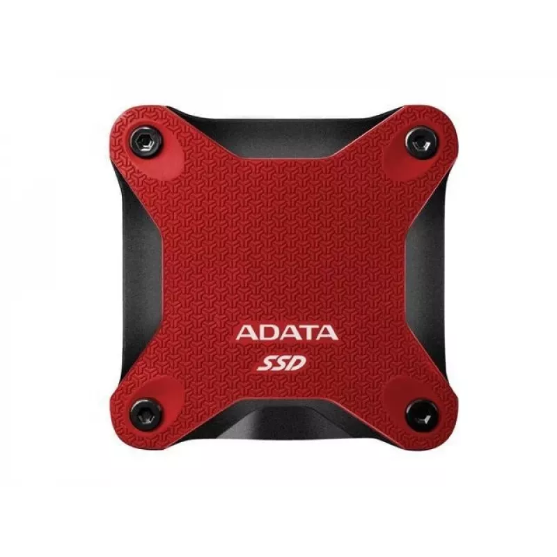 Externe SSD ADATA SD620 1 TB, draagbaar USB 3.2 Gen 2 (Micro-USB B), leessnelheid 520 MB/s, schrijfsnelheid 460 MB/s, schokbestendig, rood