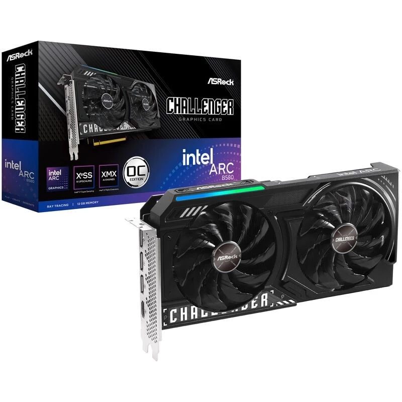 ASRock Challenger Intel Arc B580 12GB OC grafische kaart