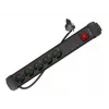 Stekkerdoos Lanberg SP1-05F-0150-BK 1,5 m 5 AC-aansluitingen binnen zwart