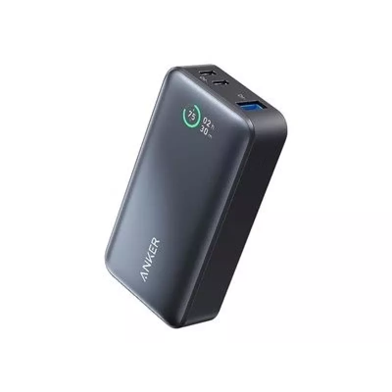 Anker PowerCore 533 - powerbank - 10000 mAh - 30 watt - 3 A (24-pins USB-C) - zwart (A1256G12)