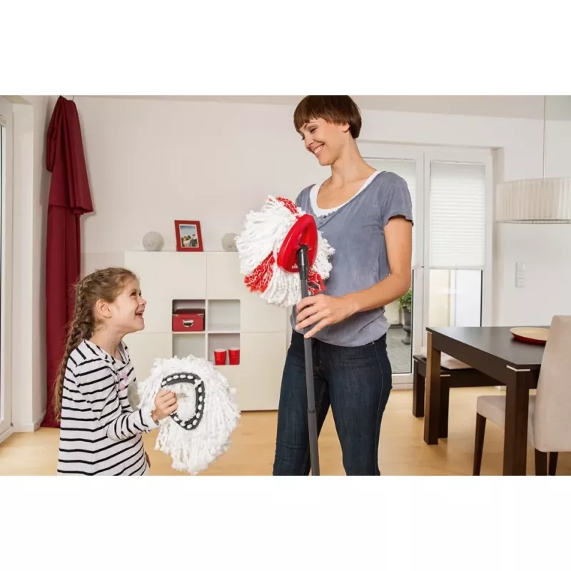 Wismopkop Vileda Turbo 2in1 rood wit