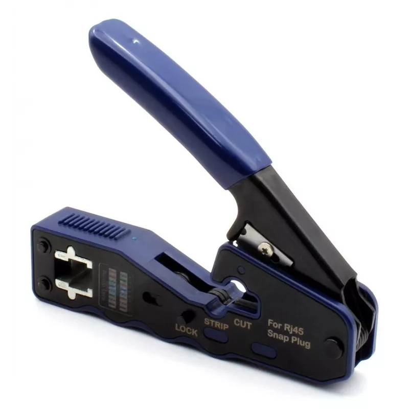 Krimptang voor doorvoerstekkers RJ45 (8P8C) cat.5e/cat.6