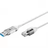 Goobay Ethernet-kabel USB-A 3.0 naar RJ45 slank 2 m - verbindt router, modem of (74379)