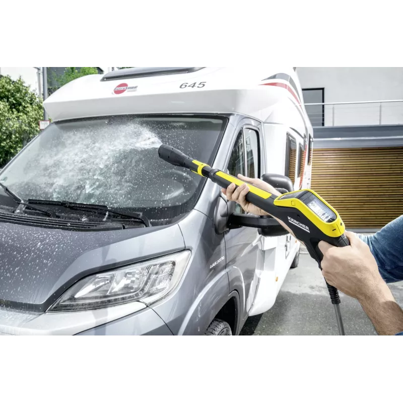 Kärcher K 7 Premium Smart Control Flex hogedrukreiniger 180 bar, 600 l/h, 3000 W, 10 m slang, Bluetooth, lcd, geel/zwart (1.317-360.0)