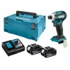 Makita DTD173RTJ accu-slagschroevendraaier, 3600 tpm, met accu's, lader en koffer, blauw/zwart