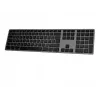 Draadloos toetsenbord Matias FK418BTLB-UK — aluminium, verlicht, Space Gray