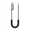 Savio TR-16 transmitter AUX-adapter met handsfree functie, Bluetooth 5.3, Google Assistant/Siri