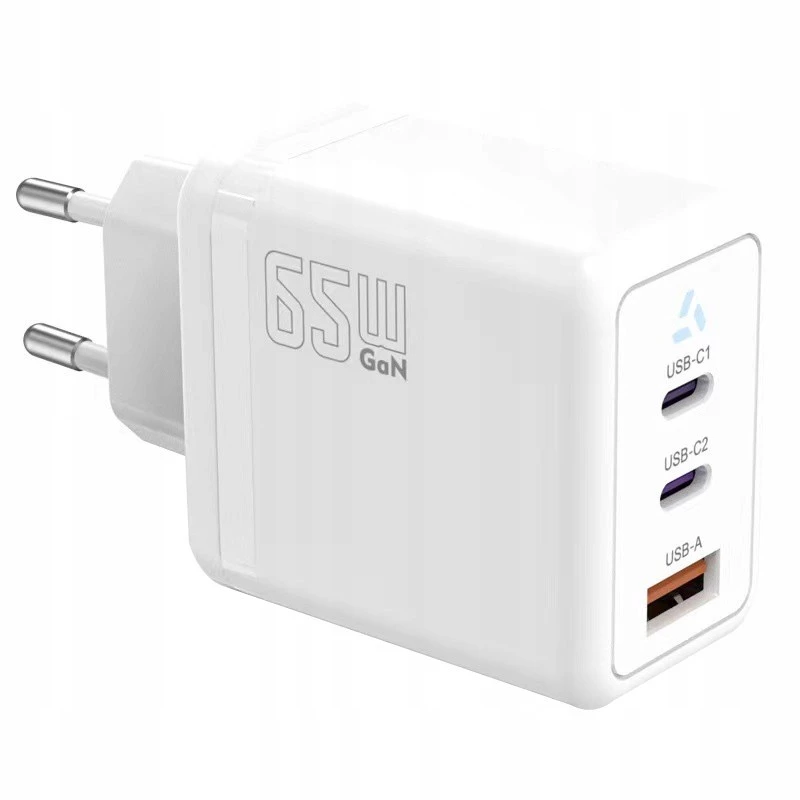 Oplader TB AZTBXUL3USB65WW — 65W USB-C Power Delivery met 2 aansluitingen (1x USB-C, 1x USB-A)