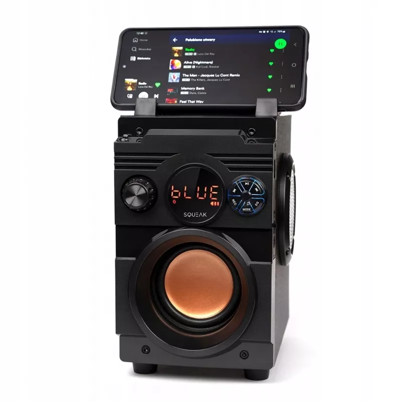 Squeak Bassblaster Bluetooth 5.1 luidspreker, FM-radio, MP3-speler SQ1001