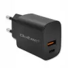 Voeding QOLTEC 52377 GaN 30W uitgang 5–20V voor draagbare apparaten