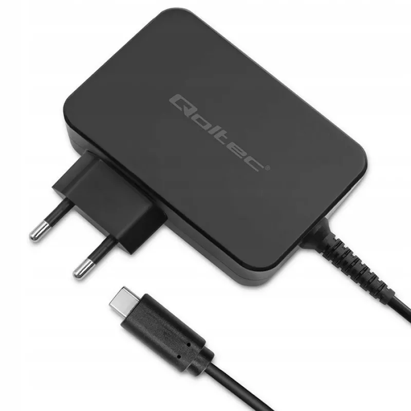 Qoltec PD 120W Turbo snellader | 5-28V | 3-4,5A | USB-C | zwart