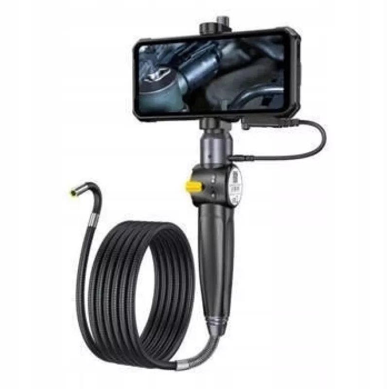 Ulefone uSmart E03 UF-EC03 endoscoopcamera, 1280x720 HD, in twee richtingen 180° bestuurbare sonde, 6 leds, IP67, 1 m halfstijve kabel