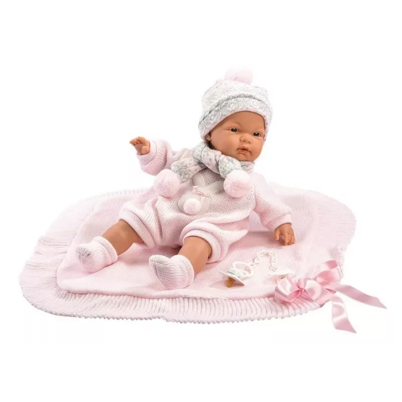 Llorens huilpop 38938 Made of Roses, 38 cm levensechte babypop
