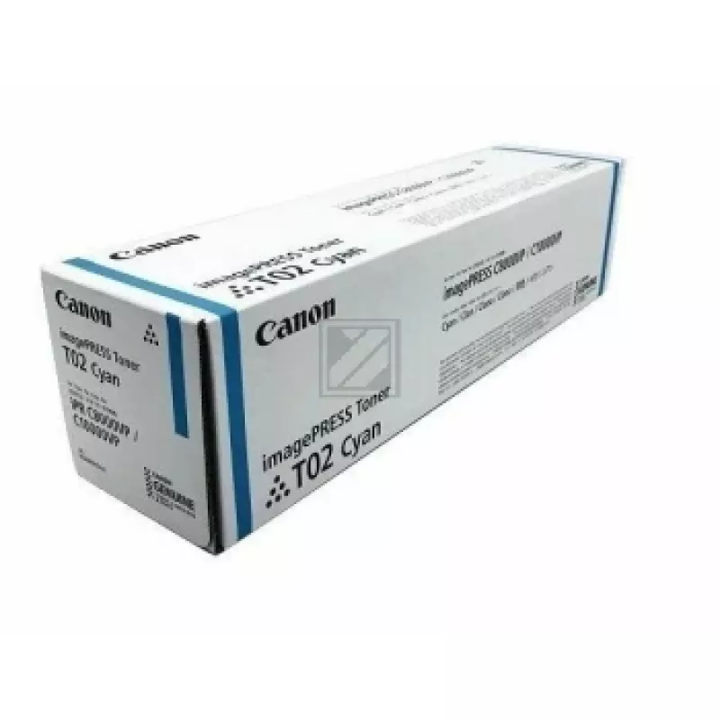 Toner Canon toner T02 8530B001 tot 43.000 pagina's cyaan