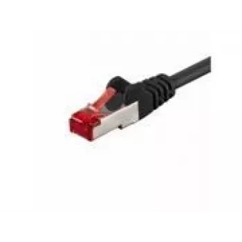 Wentronic Goobay CAT 6-patchkabel, S/FTP (PiMF), zwart, 5 m - LSZH halogeenvrij, koper (68700)