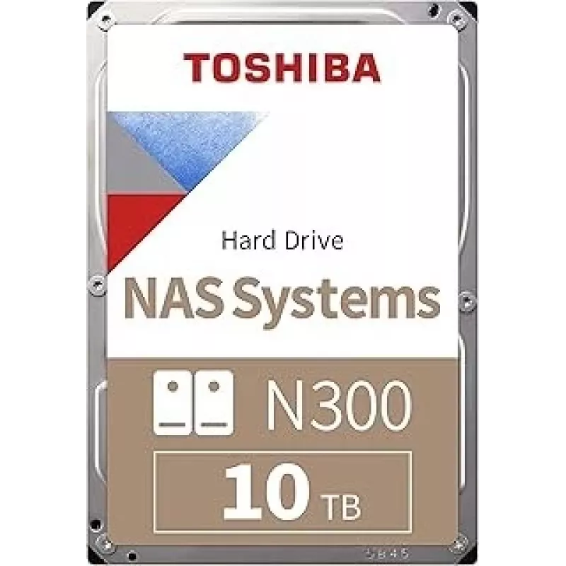 Toshiba N300 interne harde schijf 10 TB 7200 RPM 512 MB 3,5 inch Seria