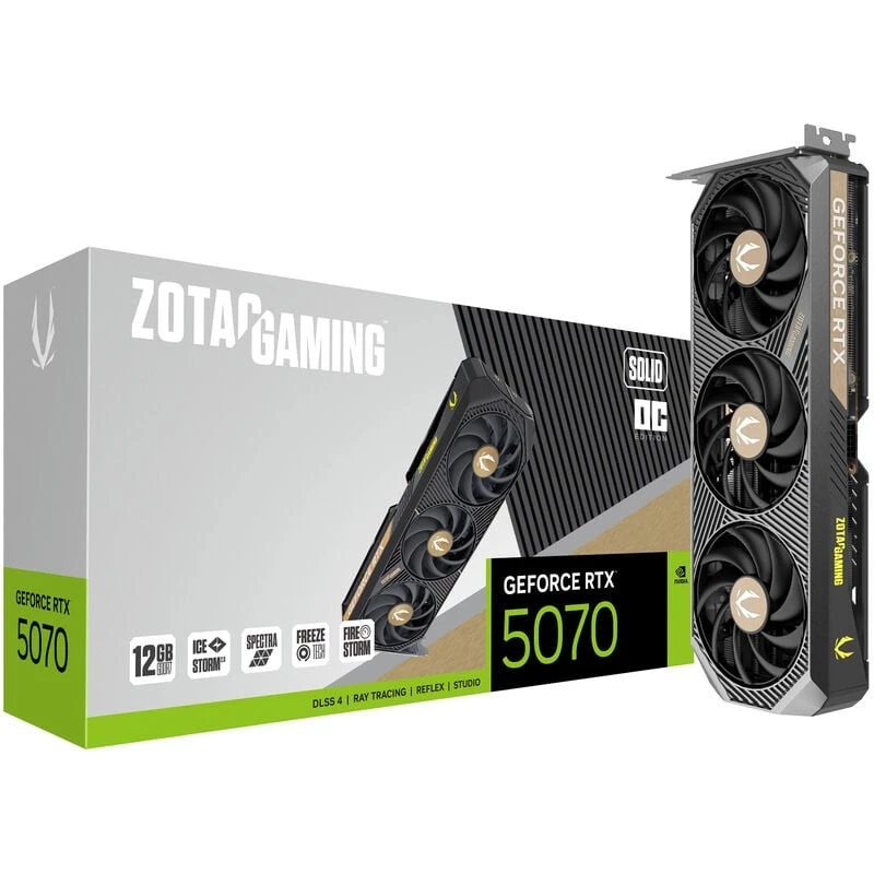Grafische kaart Zotac GAMING GeForce RTX 5070 SOLID OC