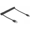 DeLOCK USB-kabel USB 2.0 0,75 m USB A USB C zwart 90368