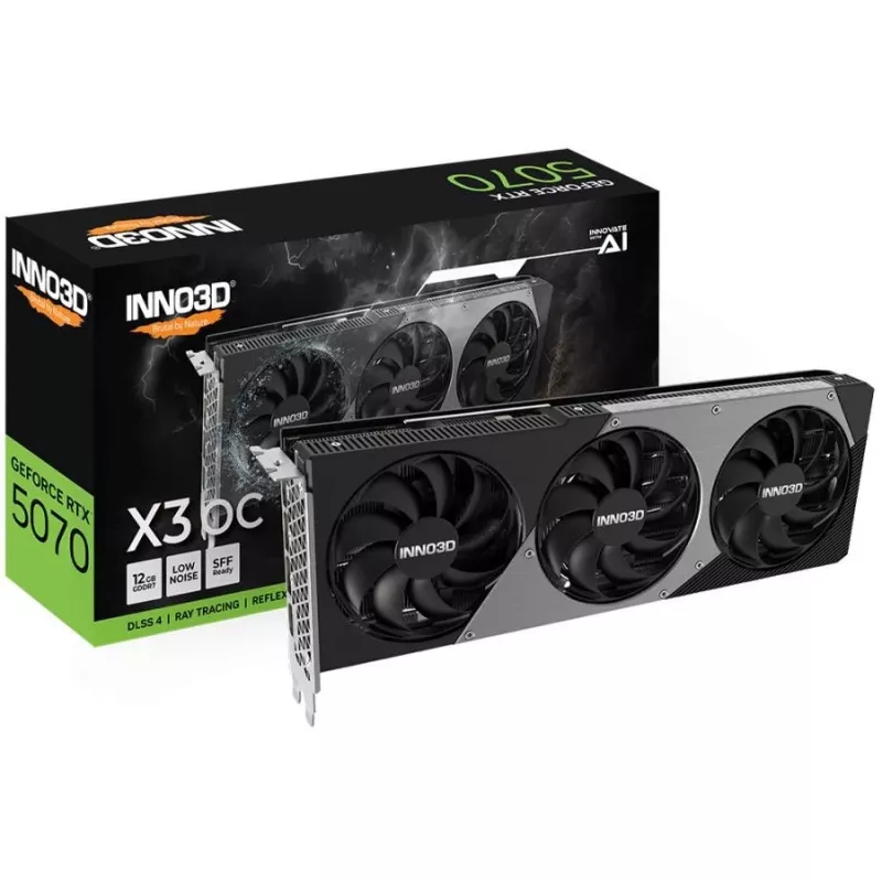 INNO3D GeForce RTX 5070 X3 OC 12GB GDDR7 grafische kaart