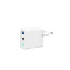 Gembird TA-UC-PDQC65L-W-01 oplader voor mobiele apparaten universeel wit AC snelladen binnen