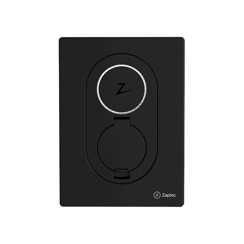 Zaptec Go laadstation 22kW Type 2 WiFi en 4G asfalt zwart