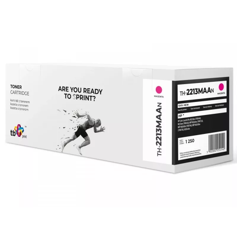 TB TH-2213MAAN tonercartridge voor HP Color LJ Pro M255 (W2213A), magenta, 1250 pagina's
