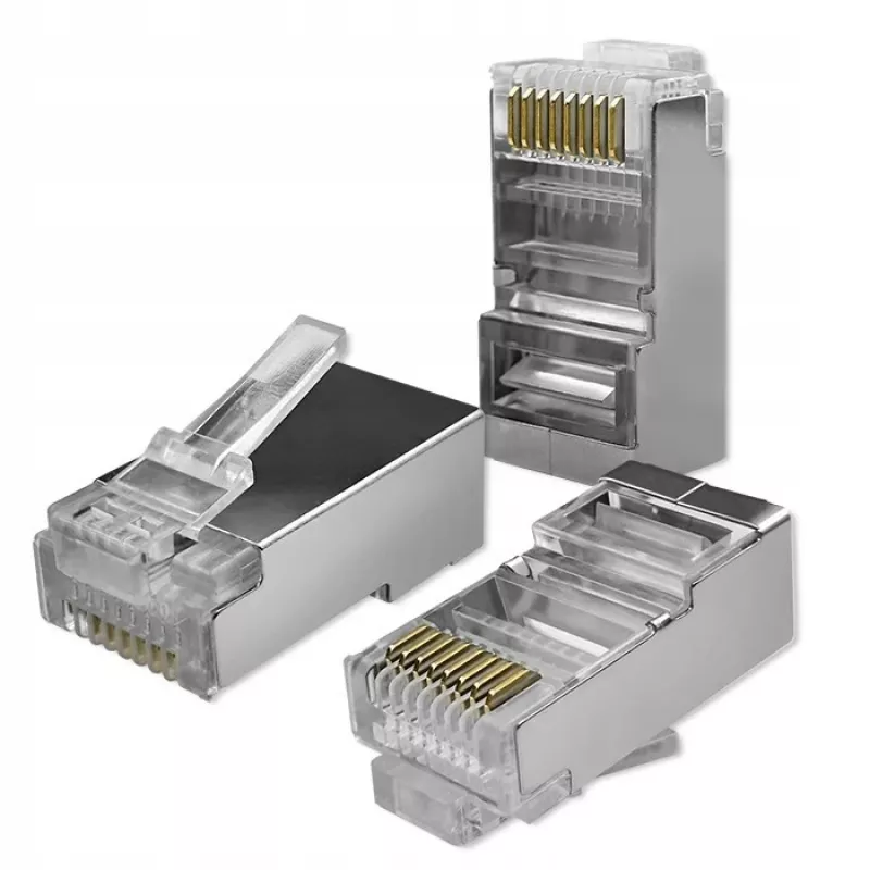 RJ45-stekker QOLTEC 54548 CAT6 FTP, 100-pack