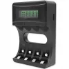 Batterijlader QOLTEC 50654 voor Ni‑MH R03 (AAA) en R6 (AA) accu's, 1800 mA