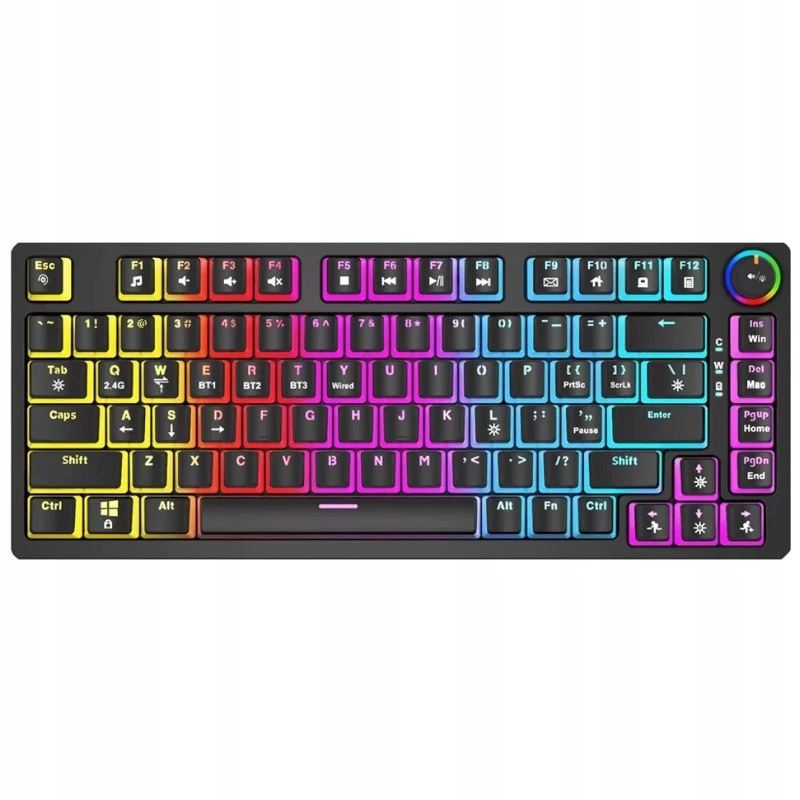 Gamingtoetsenbord Savio SAVGK-PHENIX RED PUDDING mechanisch RGB draadloos