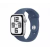 Apple Watch SE GPS 40mm zilver aluminium behuizing met Denim sportband